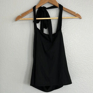 Shein Black Halter Neck Top